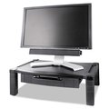 Kantek Kantek MS520 Wide Two-Level Stand with Drawer  Height-Adjustable  20 x 13 .25  Black MS520